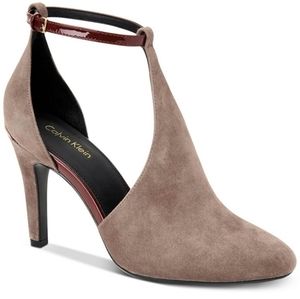 Calvin Klein Cherilyn Ankle-Strap Pumps Size 9.5